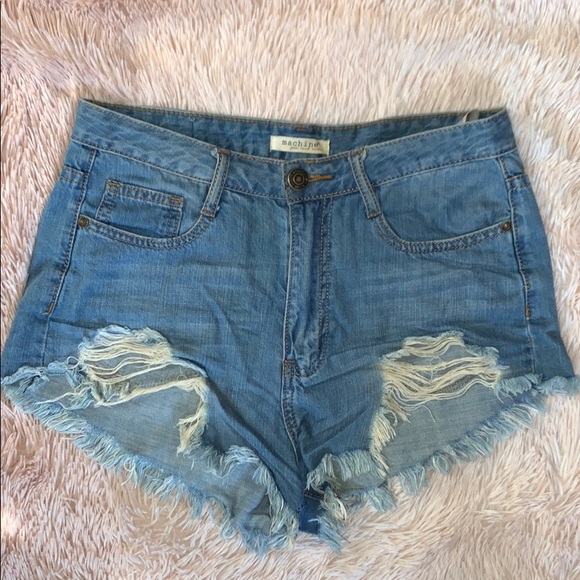 Mystique Boutique Pants - Denim Jean High Rise Shorts L